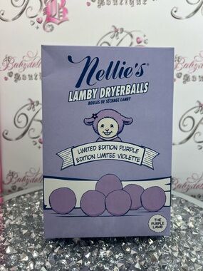 Nellie's Lamby Dryerballs - Limited Edition Purple the purple lamb 6 pack dryer